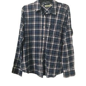 Free People Plaid Button-Down